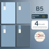 B5 Defter - 120 Sayfa - 4 Adet - Kalın Kağıt - 1