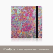 Pamuklu 300g Defter - İzlenim Tozu - Orta Kalınlık - 16x16cm - 1
