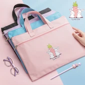Hamile Anne Kanvas Depolama Defteri - Tavşan Kızı/Pembe - 2