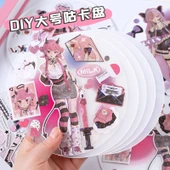 Şeffaf Akrilik Goo Ka Disk 15cm - Pembe Okul Çantası Kız - 2