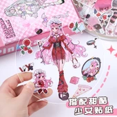 Şeffaf Akrilik Goo Ka Disk 15cm - Pembe Okul Çantası Kız - 5