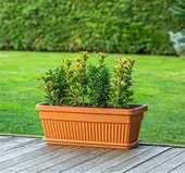 SERİNOVA BALKON SAKSI 3,5 LT PEMBE RENK - 1