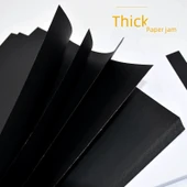 Sanat Karton Kağıt Sayfaları - 8K - 200g Siyah, Beyaz ve Kraft Karton - 10 Sayfa Her Biri - 3