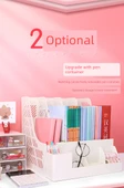 Ofis Dosya Kutusu - Büyük Kalın Beyaz - 4 Sütun - Kalem Kutulu - 8