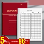 2025 İnşaat Alanı Personel Çalışma Defteri - 5 Adet - 48 Sayfa - 2