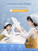 Ayarlanabilir Çocuk Okuma Rafı - Masaüstü Koyu Gri Kalın Braket - 2