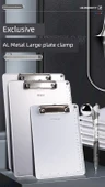 A4 Alüminyum Alaşımlı Düz Klips - 2 Paket ve 5 Kalem - 8
