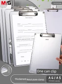 A4 Alüminyum Alaşımlı Düz Klips - 2 Paket ve 5 Kalem - 2