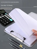 A4 Düz Renkli Klips (Açık Beyaz) - 1 Paket - 5