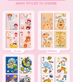 Karikatürlü Taşınabilir Defter A7 - Matcha Quack - 10 Adet - 9