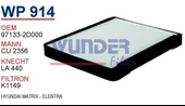 Wunder WP914 Polen Filtresi Hyundai Matrix - Elentra - 1