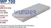 Wunder WP700 Wp700 Polen Filtresi - Volkswagen Lt 35 - Volt 540125127 - 1