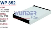 Wunder WP852 Polen Filtresi Volvo S 60-80 - V 70 - Xc 60-70 - 1