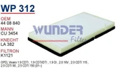 Wunder WP312 Polen Filtresi Trafic II 01- / Vivaro 01- / Primaster - 1