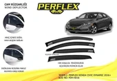 Perflex PD4 Pd4-hd16 Cam Rüzgarlığı Mugen Tip 4 Parça Honda Civic Dynamıc 2016- - 1