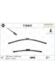 Valeo 119441 SWF VisioFlex Flat Blade X2 700 400 mm SEAT ALHAMBRA. VW SHARAN 10 uyumlu - 1