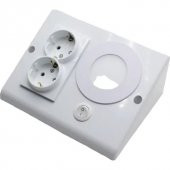 Mutfak Dolap Altı & Tezgah Altı 3 W Gün Işığı Led Aydınlatma ve Priz thumbnail 1