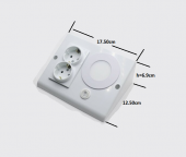 Mutfak Dolap Altı & Tezgah Altı 3 W Gün Işığı Led Aydınlatma ve Priz thumbnail 3