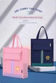 Oxford Kumaş Okul Çantası - K-Style Britanya Rüzgarı - Sakura Pembe (Geliştirilmiş Kalınlık) - 7
