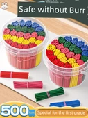 Matematik Sayma Çubukları - Kalınlaştırılmış Malzeme - 1000 Adet/2 Varil - 2