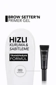 FLORMAR Sabitleyici Ve Renk Koruyucu Şeffaf Kaş Bazı - Brow Setter & Primer Gel - 000 - 8682536034814 - 4