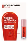 FLORMAR Mood Booster Yoğun Pigmentli & Doğal Işıltılı Likit Allık / Özel Uçlu Aplikatör - 2