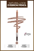 NOTE Natural Eyebrow Pencil Waterproof Çift Taraflı Suya Dayanıklı Kaş Kalemi 02 Light Brown - Açık Kahve - 1