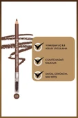 NOTE Natural Eyebrow Pencil Waterproof Çift Taraflı Suya Dayanıklı Kaş Kalemi 03 Brown - Kahve - 2
