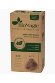 BIOMAGIC Doğal Saç Boyası Açık Küllü Kumral No. 8.72 8699367125741 - 1