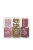 GOLDEN ROSE 3 Farklı Renkten Oluşan Glitter Oje Mpn-mıx - 1