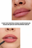 ESSENCE 8h Matte Comfort Lipliner Dudak Kalemi 04 Rossy Nude - 3