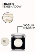 FLORMAR Yoğun Işıltılı Göz Farı - Baked Eyeshadow -001 Beige- 8682536052344 - 6