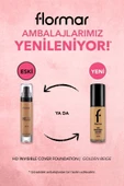 FLORMAR Doğal Bitişli Fondöten- Invisible Cover Hd Fdt. - 110 Golden Beige - 8682536059152 - 3