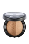 FLORMAR Iki Renkli Yoğun Pigmentli Işıltılı Pudra (ALTIN VE BAKIR)-baked Powder-0023 Dual Gold-8690604131235 - 2