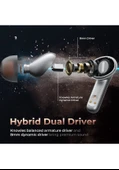 Soundpeats H2 Hybrid Dual Driver TWS Kulak İçi Bluetooth Kulaklık - 2
