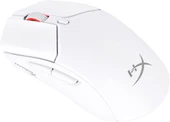 HyperX Pulsefire Haste 2 Beyaz Makrolu Şarjlı Optik Kablolu/Kablosuz Oyuncu Mouse Teşhir thumbnail 1