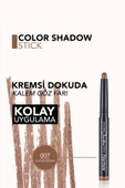 FLORMAR Suya Dayanıklı Işıltılı Kalem Far -color Shadow Stick-007 Golden Brown-8682536039475 - 5