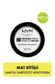 NYX PROFESSİONAL MAKEUP Mini Pudra High Definition Finishing Powder Mini Transparan Toz Pudra 2.8 Gr - 1