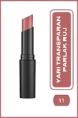 GOLDEN ROSE Sheer Shine Stylo Lipstick No: 11 Chocolatte - Parlak Ruj - 1
