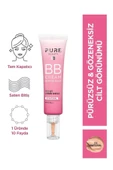 PURE BEAUTY Gözenekleri ve Renk Eşitsizliklerini Gizleyen BB Krem Spf50 Pa+++ Natural 30 ml - 1