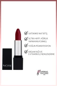 NOTE Mattever Lipstick Yarı Mat Saten Bitişli Ruj 18 Heartbeat Red - Kızıl Kahverengi thumbnail 2