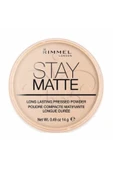 RIMMEL LONDON Stay Mat Pressed Pudra Renk 003 Peach Glow - 1