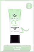 GOLDEN ROSE Cc Cream Color Correcting Primer No: 04 Green - Cilt Rengini Dengeleyen Cc Krem - 1