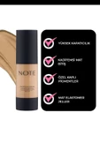 NOTE Mattifying Extreme Wear Spf 15 Yoğun Kapatıcı Mat Bitişli Fondöten - 125 Beige Ivory - 3