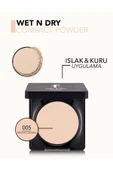 FLORMAR Islak-Kuru Kremsi Pudra - Wet&Dry Compact Powder - 005 Medium Caramel - 8682536053693 - 4