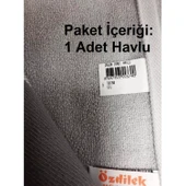 Özdilek 1 Adet Kdf Pamuk El-Yüz Havlusu (50x90)-Jalen Gri - 2