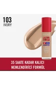 RIMMEL LONDON Fondöten - Lasting Finish Foundation 103 True Ivory 3607345379043 - 1