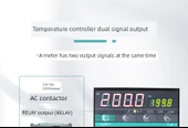 TL8 Dijital Sıcaklık Kontrol Cihazı - E Tipi Çift Çıkış (Röle/Solid State SSR) - 11