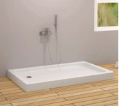 90x80x12 Dikdörtgen Monoblok Duş Teknesi - 1