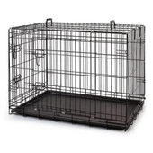 Metal Kedi Köpek Kafesi 91x61x66 Cm Siyah - 1